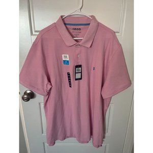 NWT Men's Pink Izod Polo XXL